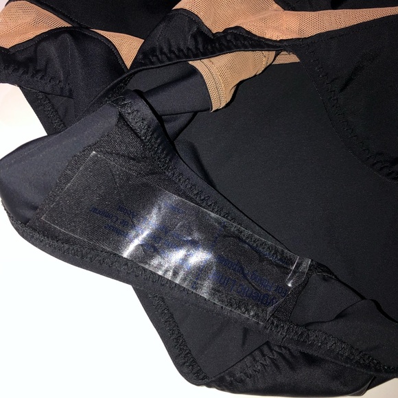 NORMA KAMALI Bishop Strapless Illusion Insert One-Piece Swimsuit - Picture 6 of 8